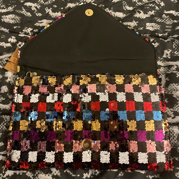 Hello 3 am multicolored medium size clutch - Picture 2 of 5